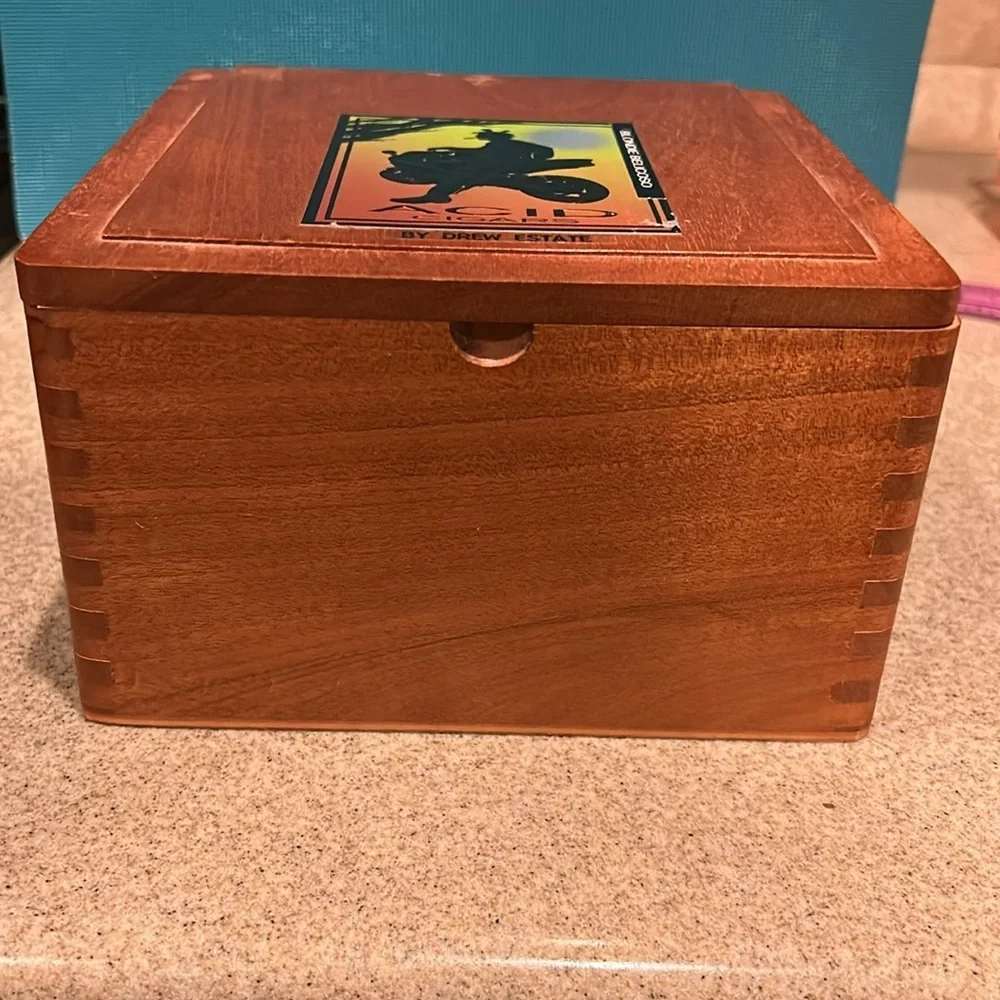 Cigar box.  Acid Cigars by Drew Estate Wood box - Picture 2 of 12